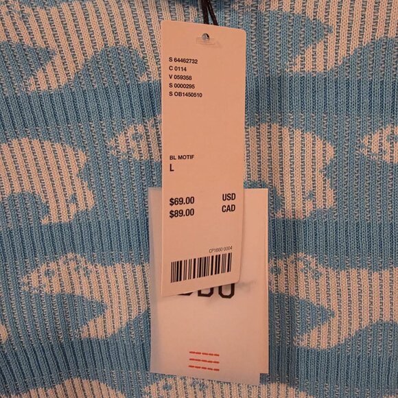 Urban Outfitters Polar Bear Graphic Knit Mock Neck Crop Sweater - Picture 4 of 4